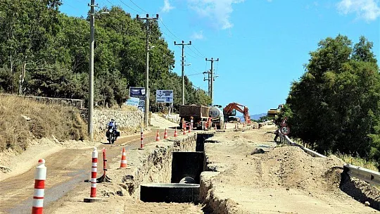 Bodrum'un 30 Bin metre kanalizasyonu tamamlandı