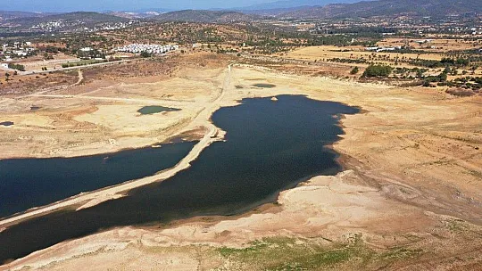 Bodrum'un su ihtiyacını karşılayan baraj kurudu