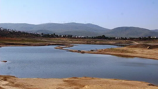 Bodrum'un su ihtiyacını karşılayan baraj kurudu