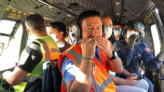 Bodrum ve Milas'ta yanan alanlar havadan görüntülendi