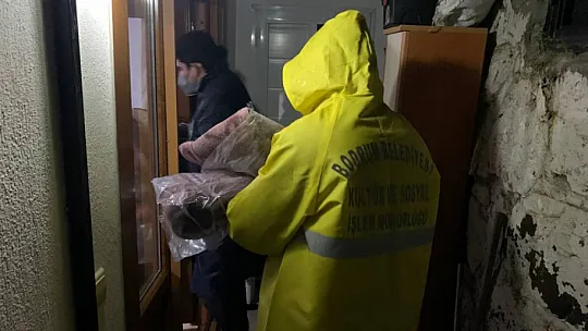 Bodrum'da ekipler, su taşkınlarına karşı teyakkuzda