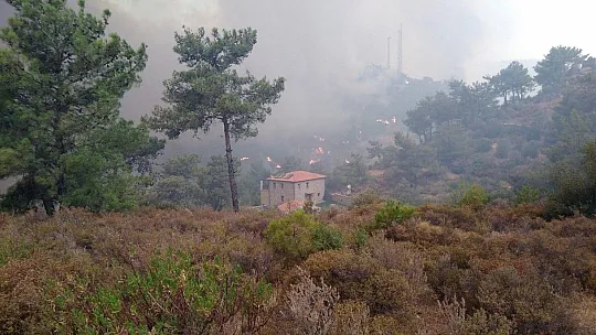 Botlar, tekneler seferber oldu, mahalleli yangından kurtarılıyor