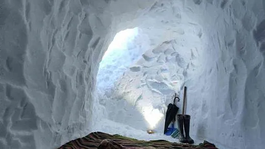 Bu kardan ev, Kutup'ta değil Muğla'da