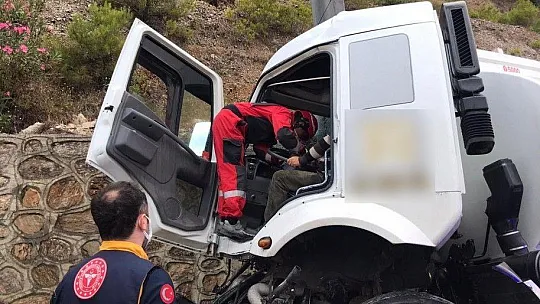 Mazot tankeri korkulu anlar yaşattı