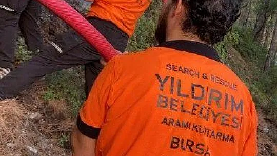 Bursa Yıldırım Belediyesi, Muğla'daki yangınlarda canla başla mücadele ediyor