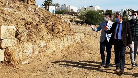 Büyük İskender'in yıktığı sur duvarları gün yüzüne çıktı