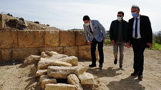Büyük İskender'in yıktığı sur duvarları gün yüzüne çıktı