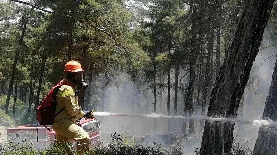 Büyük orman yangını tatbikatı Muğla'da başladı