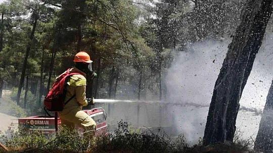 Büyük orman yangını tatbikatı Muğla'da başladı