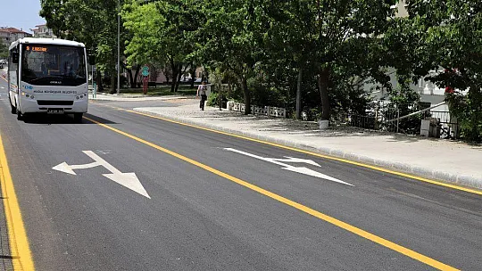 Büyükşehir 5 Bin 883 kilometre yol çizgi çalışması yaptı