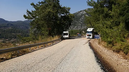Büyükşehir'den Marmaris'te 18 KM  yol Çalışması Daha