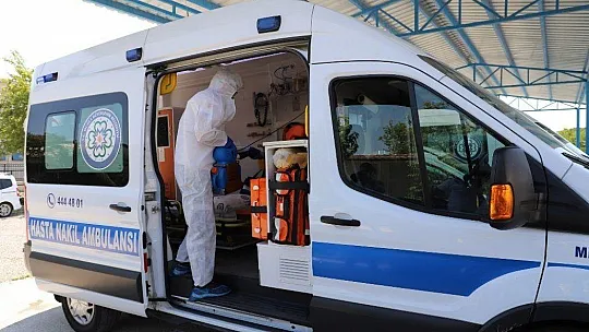 Büyükşehir hasta nakil hizmetlerinde hijyeni aksatmıyor