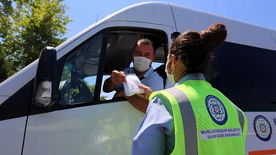 Büyükşehirden taksi ve ÖTTA'lara maske