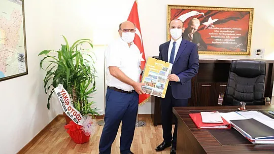 SEYDİKEMER KAYMAKAMI GÜNERİ'YE SORUNLARI ANLATTILAR