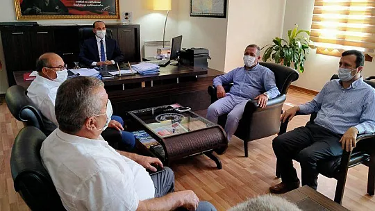 SEYDİKEMER KAYMAKAMI GÜNERİ'YE SORUNLARI ANLATTILAR