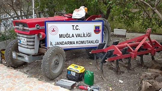 Çalınan traktör ormanlık alanda bulundu