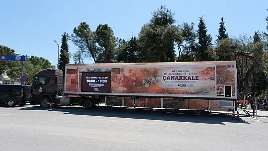Çanakkale Savaşları Mobil Müzesi ziyarete açıldı