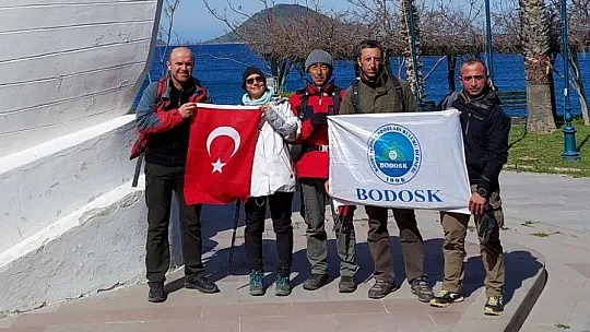 Çanakkale Şehitleri anısına 88 kilometre yürüdüler