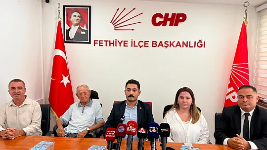 CHP Fethiye İlçe Başkanı Mustafa Barış Güler: 'Cumhuriyet Halk Partisi'ni yaşatmaya devam edeceğiz'