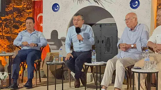 CHP Grup Başkanı Özgür Özel, Bodrum'da içini döktü