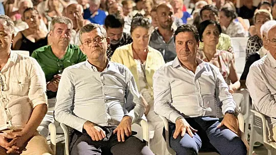CHP Grup Başkanı Özgür Özel, Bodrum'da içini döktü