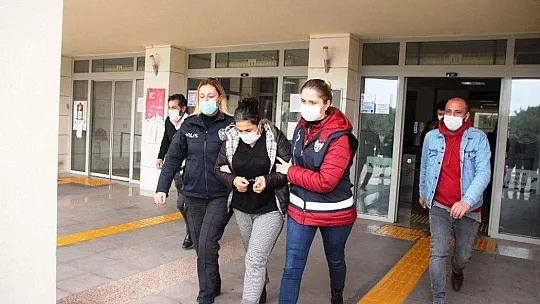 Çocuklarının gözü önünde kocasını öldüren kadın tutuklandı