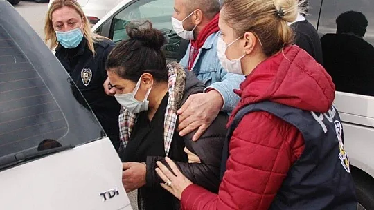 Çocuklarının gözü önünde kocasını öldüren kadın tutuklandı