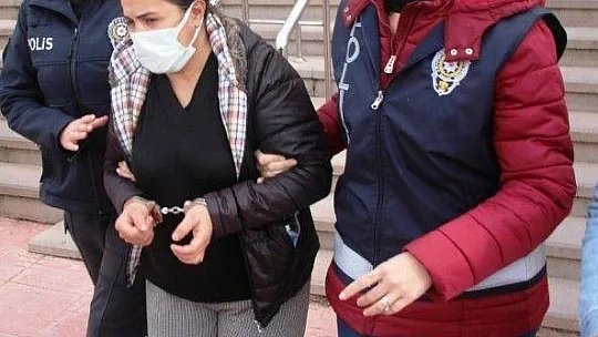 Çocuklarının gözü önünde kocasını öldüren kadın tutuklandı