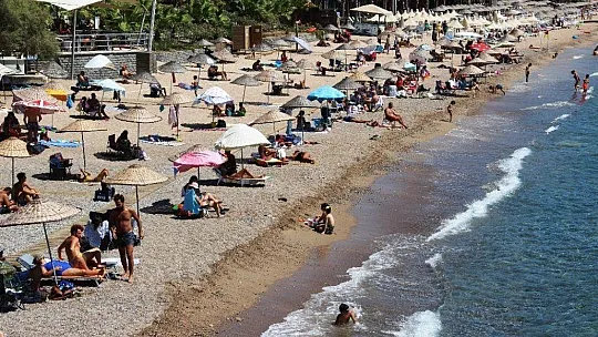 Çöl sıcakları Bodrum'u terk etmiyor