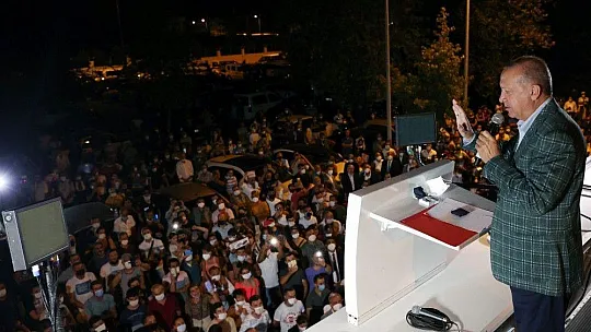 Cumhurbaşkanı Erdoğan: '(Yangınlarda terör şüphesi) Şimdiden bazı emarelere ulaşıldı, gereğini yapacağız'