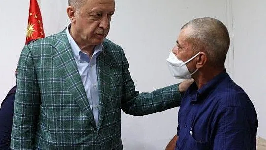 Cumhurbaşkanı Erdoğan'dan Şahin Akdemir'in ailesine taziye ziyareti