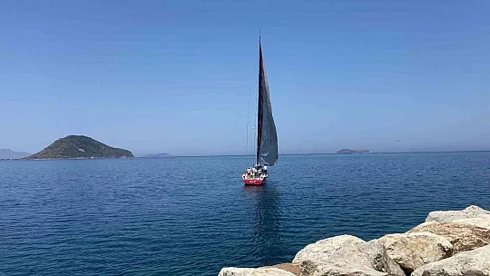 Cumhurbaşkanlığı 3. Uluslararası Yat Yarışları'nda ilk tekne Bodrum'a ulaştı
