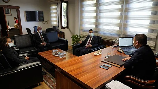 Kaymakam Arslan'dan Başkan Tokat'a veda ziyareti