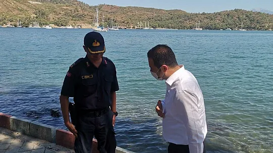 Kaymakam Fırat'tan Yeni Sahil Güvenlik Komutanı Kıreker'e ziyaret