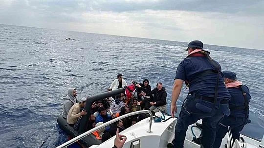 46 düzensiz göçmen kurtarıldı