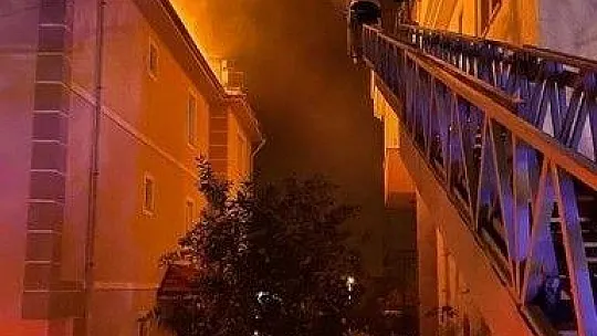 Dalaman'da çatı yangını korkuttu