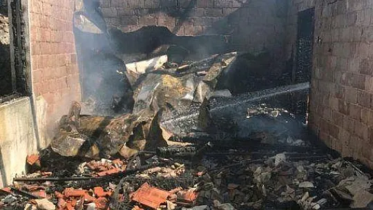 Dalaman'da ev yangını