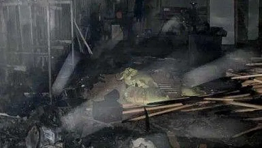 Dalaman'da iş yeri yangını