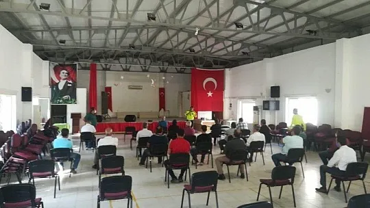 Dalaman'da okul servisi sürücülerine 'korona virüs tedbirleri' anlatıldı