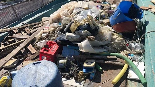 Dalyan Kanalı ve Köyceğiz Gölü'nde temizlik çalışmalarına devam ediliyor