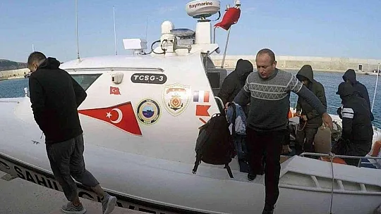 Datça açıklarında 31 düzensiz göçmen kurtarıldı