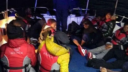 Datça açıklarında 31 düzensiz göçmen kurtarıldı