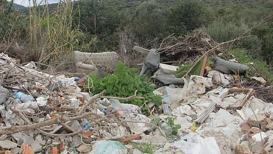 Datça çöp ve moloz dökme alanına kavuştu