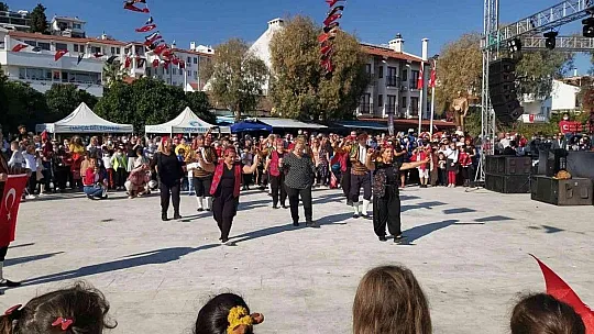 Datça'da 29 Ekim Cumhuriyet Bayramı coşkuyla kutlandı