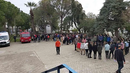 Datça'da deprem ve tahliye tatbikatı yapıldı