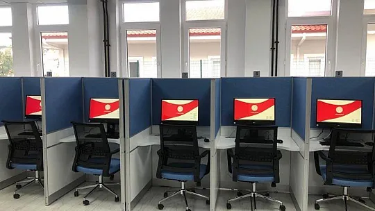 Datça'da elektronik sınav merkezi hizmete girdi
