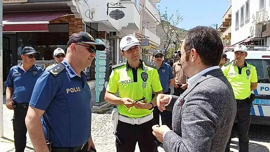 Datça'da güvenli trafik anlatıldı