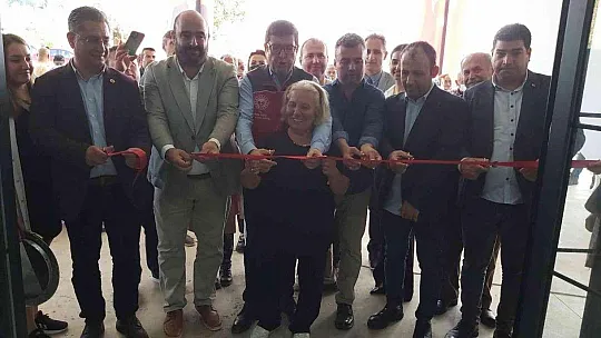 Datça'da hibe destekli zeytinyağı fabrikası hizmete açıldı