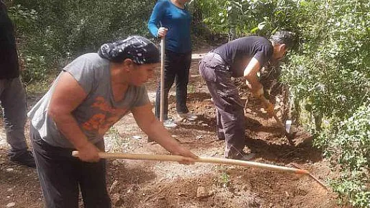 Datça'da Hızırşah Sarnıcı içi ve etrafı temizlendi
