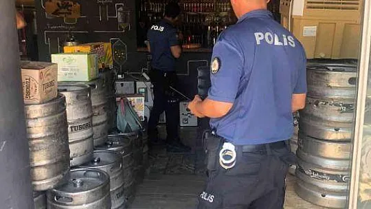 DATÇA'DA KAÇAK İÇKİ DENETİMİ